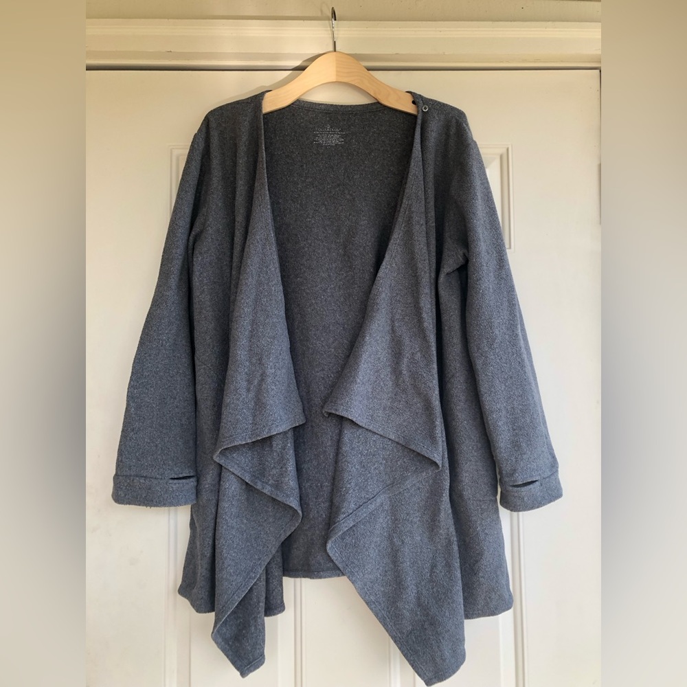 Cuddl Duds women’s gray cardigan size 1x